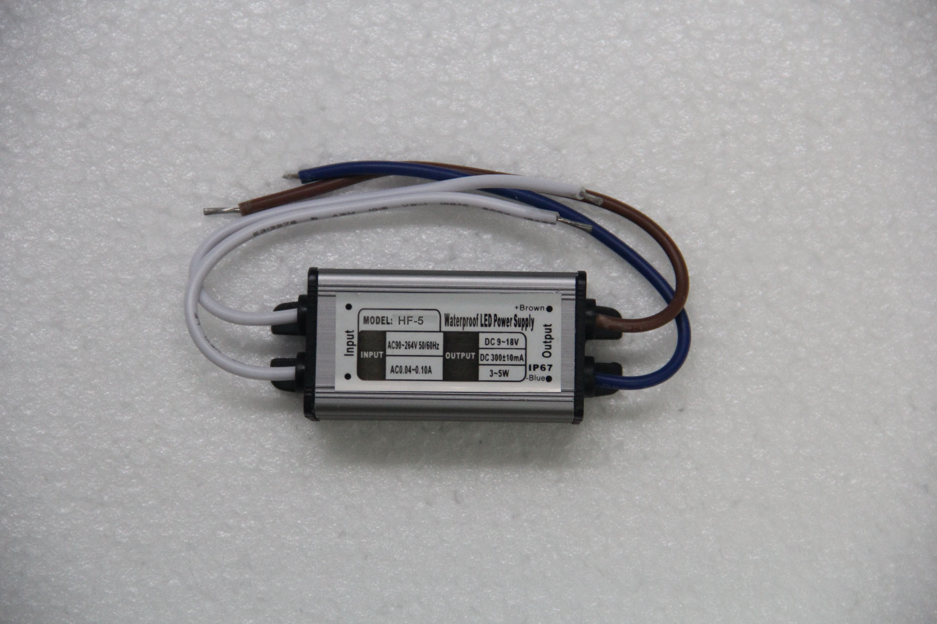 5W portatifs 300mA imperméabilisent C.C EMC de l'alimentation d'énergie de LED 18V avec le courant constant