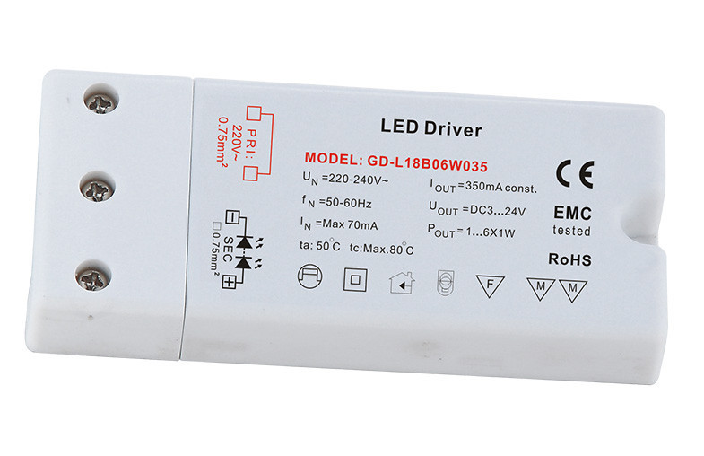 Conducteurs constants de la tension LED, 12W, 12V ou 24V