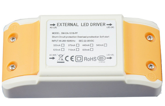 L'énergie de LED alimentation le conducteur constant 85V - 265V C.A., CE RoHS du courant LED de 18 watts
