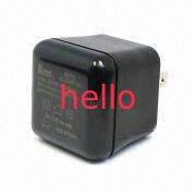 prise universelle portative des USA d'adaptateur d'alimentation CC À C.A. de 11W 5V 1A-2.1A USB avec de l'en 60950-1