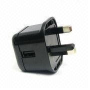 prise BRITANNIQUE USB à C.A. de 11W 5V 1A-2.1A D'adaptateur universel portatif d'alimentation CC avec de l'en 60950-1