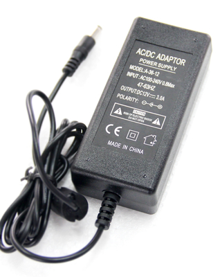 C.A. noir de 60W 60Hz 12 à volt IP54 de l'adaptateur 12 de puissance de volt avec la commutation stable