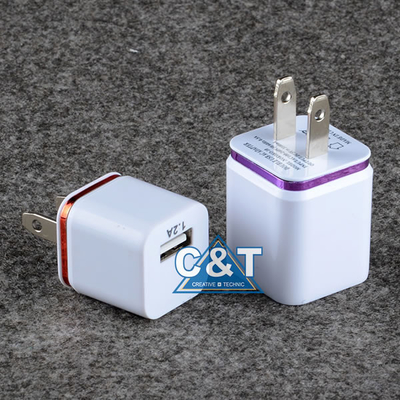 Chargeur à double accès de mur d'Iphone 6 de maison de 2-Ton d'adaptateur de courant alternatif D'Usb 3.1A
