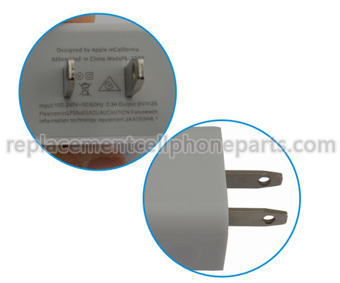 Mini type des USA/UE adaptateur de puissance d'iphone de pomme à C.A. d'USB de prise pour le téléphone portable