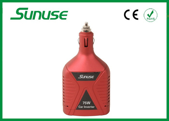C.C de l'inverseur 12v de puissance de voiture du rendement élevé 75w à C.A. 220v avec la prise d'allumeur de cigarette