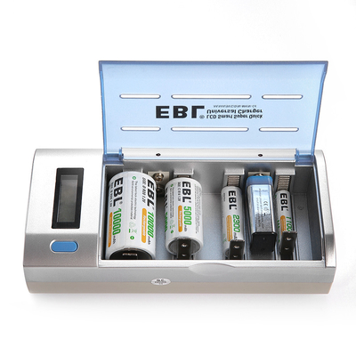 Chargeur et déperditeur de batterie rapides futés universels d'affichage à cristaux liquides pour les batteries Ni-CD d'aa