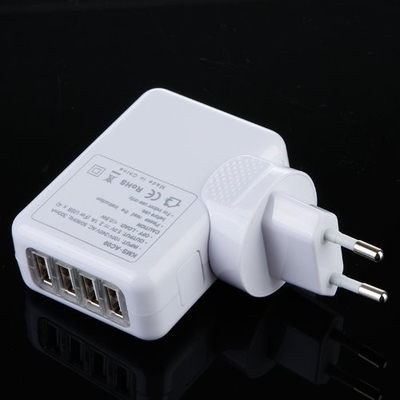 Adaptateur universel à C.A. de mur de chargeur de voyage d'USB de 4 ports pour la maison, prise multi