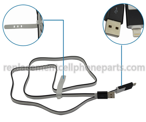 Câble de données original d'USB de téléphone portable de 1 mètre pour l'iPhone 5G, 5S, câble de chargeur de l'iPhone 6