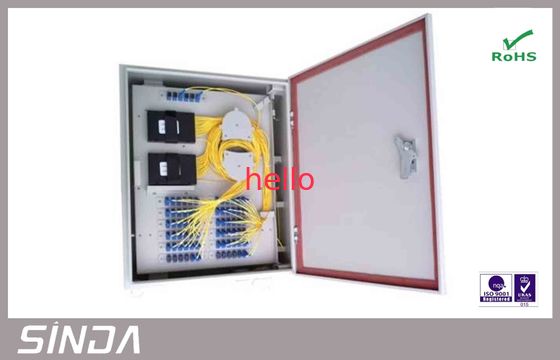 Diviseur optique de PLC de fibre avec la boîte de bâti de mur, boîte de fibre optique de bâti de mur