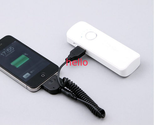 Portable noir mobile d'alimentation d'énergie de 5 volts avec OEM 5200MAH