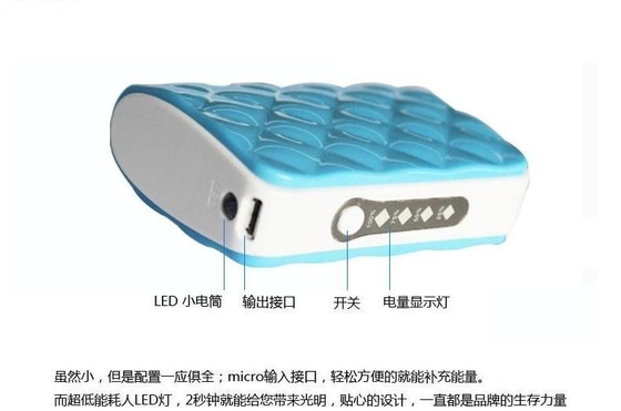 alimentation d'énergie mobile de 1A 5V pour le téléphone portable/voiture avec la LED