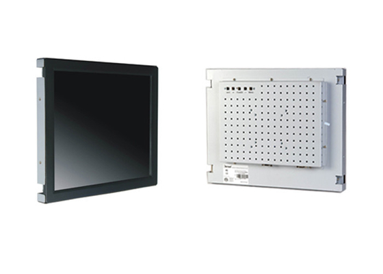 Double moniteur de contact de cadre ouvert de point de 19 pouces avec 75/100 montage de VESA