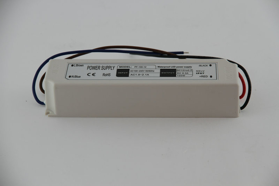 efficacité constante de conducteur de volt LED de la tension 12 de 100W 50Hz avec la protection de surcharge