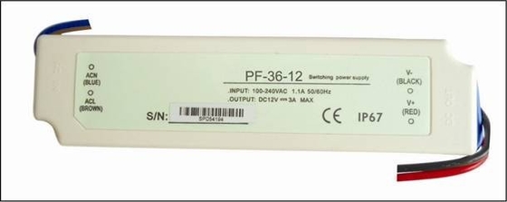 300 VCA de 3A 36W de gamme complète de conducteur imperméable constant de la tension LED pour l'appareil-photo de télévision en circuit fermé