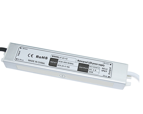Le rendement élevé a entré le conducteur imperméable à C.A. 110-264V 25W LED pour la lumière de bande menée