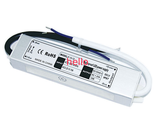 24V C.C 15W imperméabilisent le conducteur EN55022 de LED pour la lumière de bande flexible de LED