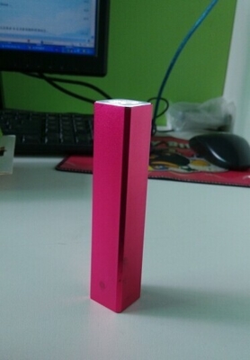 block d'alimentation électrique portatif d'USB de forme pourpre du rectangle 3200mAh pour le carnet