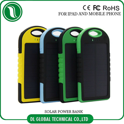 Banque mobile portative ultra mince de batterie d'énergie solaire de banque de puissance de 4000mah 5000mah