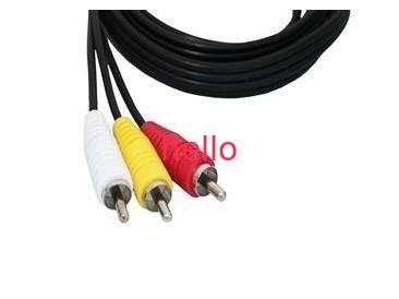 Câble à grande vitesse de transfert des données d'USB, câble audio de RCA /Video