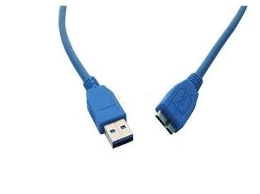 Câble de transfert des données de HDMI USB, USB 3,0 un mâle au câble micro de mâle de B