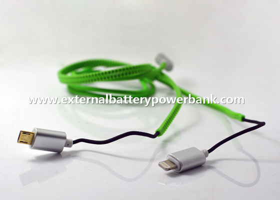 tirette de 1M éclairant le câble micro de transfert des données d'USB pour Apple et les téléphones androïdes
