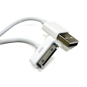 Câble extra-long de synchronisation de données du noir 6FT USB pour l'iPad de l'iPhone 4 4S 3GS iPod d'Apple