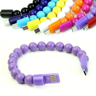Synchronisation de remplissage micro de câble de données d'USB de bracelet USB 2,0 pour Samsung