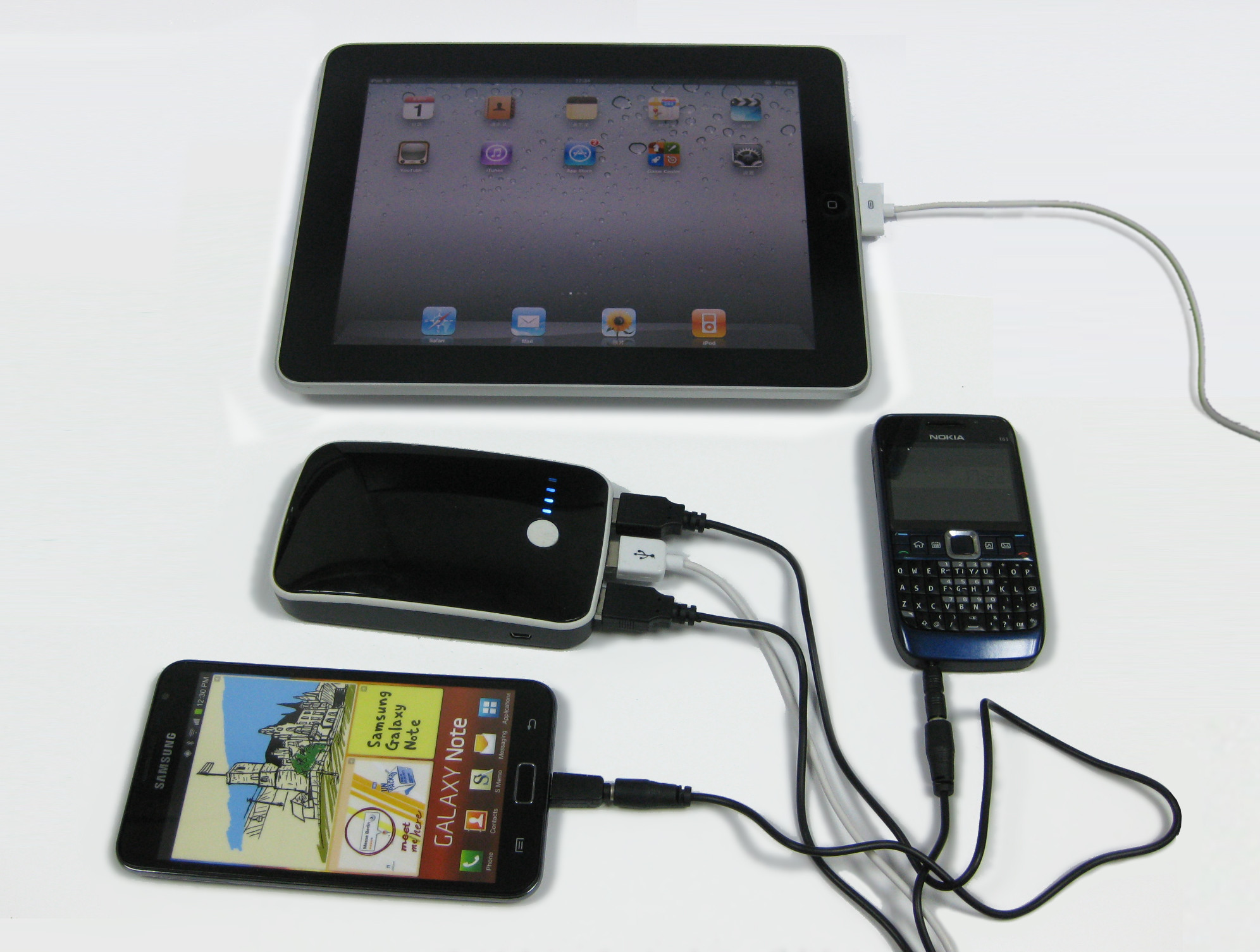 Grande capacité 1500mAh Portable batterie Power Packs pour Iphone4, Ipod2