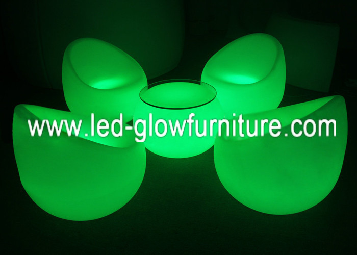 La couleur moderne a changé la chaise rechargable de LED avec l'adaptateur pour épouser la décoration