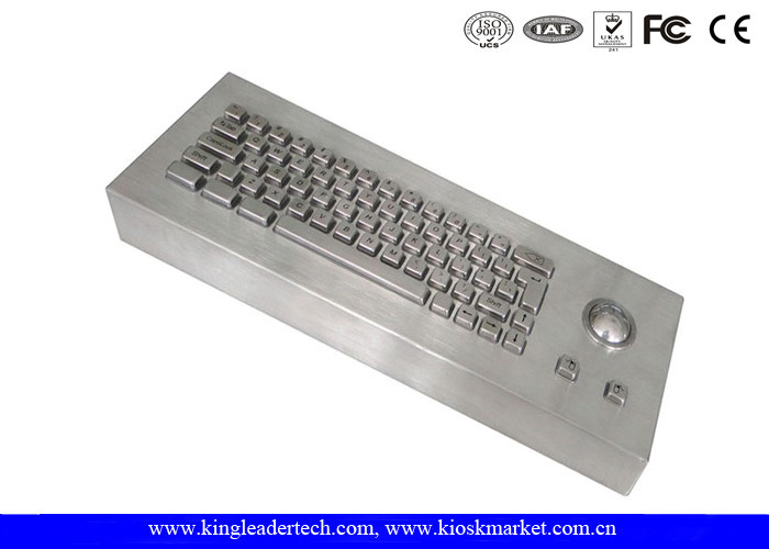 Bureau industriel clés de clavier antipoussière mécanique en métal de 63