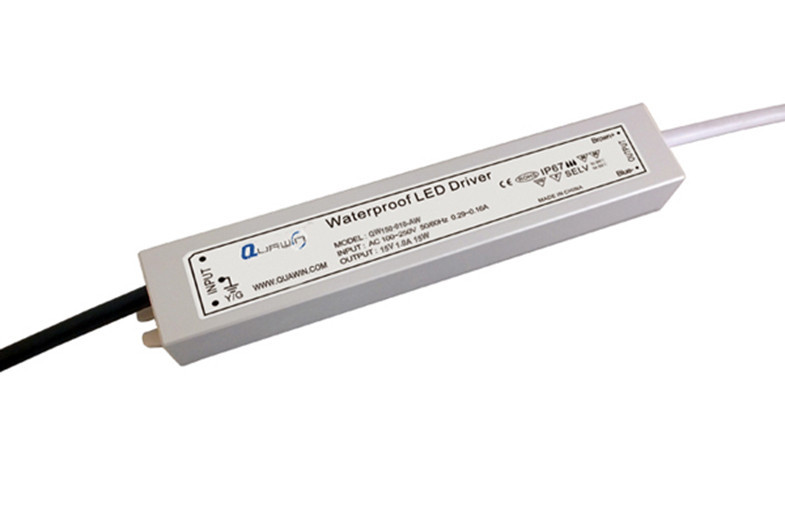Conducteur imperméable du watt constant LED de la tension 15, circuit de conducteur d'affichage à LED